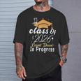 Class Of 2026 Count Down In Progress Future Graduation 2026 T-Shirt Gifts for Him
