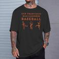 Classic San Francisco Baseball Fan Retro T-Shirt Gifts for Him