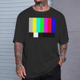 Color Bar Tv Test Pattern T-Shirt Gifts for Him