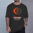 Columbus Indiana Total Solar Eclipse 2024 T-Shirt Gifts for Him