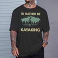 Cool Kayaking Art For Men Women Kayak Paddle Boating Kayaker T-Shirt Gifts for Him