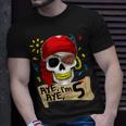 Cool Pirate 5 Years Old Birthday Boys T-Shirt Gifts for Him