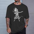 Cool Retro Vintage Grunge Style Dabbing Dab Zebra T-Shirt Geschenke für Ihn