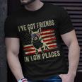 Corgi I've Got Friends In Low Places Pembroke Welsh Lover T-Shirt Gifts for Him