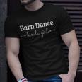 Country Line Dancing Western Wedding Barn Dance T-Shirt Gifts for Him