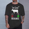 My Cow Is Calling And I Must Go Phone Screen T-Shirt Gifts for Him