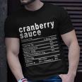 Cranberry Sauce Nutrition Facts Thanksgiving T-Shirt Gifts for Him