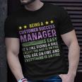 Customer Success Manager T-Shirt Gifts for Him