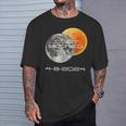 Cute Totality Solar Eclipse 2024 I Got Mooned April 8Th 2024 T-Shirt Gifts for Him