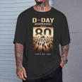 D-Day 80Th Anniversary Normandy Beach Landing Commemorative T-Shirt Gifts for Him