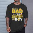 Dad Of The Birthday Boy Construction Worker Family Party Gif T-Shirt Gifts for Him