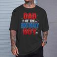 Dad Of The Birthday Boy Matching Family Spider Web T-Shirt Gifts for Him