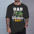 Dad Of The Birthday Boy Monster Truck Birthday Family T-Shirt Gifts for Him