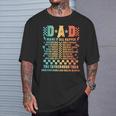 Dad Make It All Happen Dada The Fatherhood Tour Father's Day T-Shirt Gifts for Him