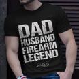 Dad Husband Firearm Legend Gun Collector Weapon T-Shirt Gifts for Him