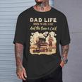 Dad Life Where The Grill Is Hot & Beer Is Cold Father's Day T-Shirt Gifts for Him