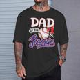 Dad Of Rookie 1St Baseball Birthday Party Theme Matching T-Shirt Gifts for Him
