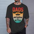 Dads With Beards Are Better Father Day Vintage T-Shirt Gifts for Him