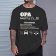 'Das Geschenk Für Den Großfater Opa Gmbh' 'The For The Grandfather Grandpa Gmbh T-Shirt Geschenke für Ihn