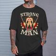 Deadlift Vintage Circus Strongman Costume T-Shirt Gifts for Him
