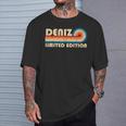 Deniz Surname Retro Vintage 80S 90S Birthday Reunion T-Shirt Gifts for Him