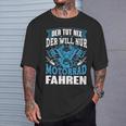 Der Tut Nix Der Will Nur Motorrad Fahren Biker Ehemann Papa T-Shirt Geschenke für Ihn