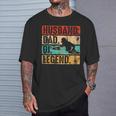 Día Del Padre Marido Papá Dj Leyenda Dj Disco Jockey Música Camiseta unisex Regalos para él