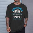 Die Bestenäter Werden Zum Papa Papaatertag Befördert Kapuzenjacke T-Shirt Geschenke für Ihn