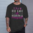 Die Lage Ist Besaffniserregend Saufen T-Shirt Geschenke für Ihn