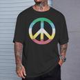 Disability Peace Sign Disabilities Month Disability T-Shirt Gifts for Him