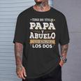 Divertido Abuelo Regalo Día Del Padre Papá Y Abuelo Camiseta unisex Regalos para él