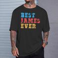 Divertido Diseño De James Ever Camiseta unisex Regalos para él