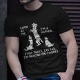 Dog Mocks Humans Look At Me I'm A Human T-Shirt Gifts for Him