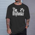 The Dogfather Dog Dad Father's Day T-Shirt Gifts for Him
