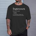 Dogtrovert Definition Dog For Men Dog T-Shirt Gifts for Him