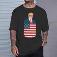 Donald Trump Pocket 2020 Election Usa Maga Republican T-Shirt Gifts for Him