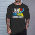 Down Syndrome Tag Liebe Zählt Keine Chromosomen Trisomie 21 T-Shirt Geschenke für Ihn