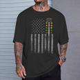 Drag Racing Flag American Drag Racer Drag Strip Tree Light T-Shirt Gifts for Him