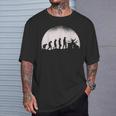 Drum Full Moon Evolution Drum Kit T-Shirt Geschenke für Ihn