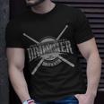 Drummer Drum Drumming Drumsticks T-Shirt Gifts for Him