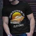 Easily Distracted By Old Cars Classic Car Lover Sunset T-Shirt Gifts for Him