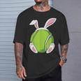 Easter Bunny Tennis Easter Tennis Rabbit Ears T-Shirt Geschenke für Ihn