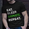 Eat Sleep Animate Repeat Animator Animation Lovers T-Shirt Gifts for Him
