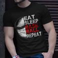 Eat Sleep Baseball Repeat Baseball Player Baseball T-Shirt Gifts for Him