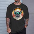 Eclipse Dogs Where Pug Charm Meets Celestial Wonder T-Shirt Gifts for Him