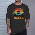 Eclipse Solar 2024 Texas Vintage Totality Texas T-Shirt Gifts for Him