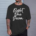 Eight One Seven 817 Fort Worth Dallas Area Code T-Shirt Gifts for Him