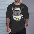 Ekoalaty Rainbow Tea Gay Pride Equality Lgbt Animal T-Shirt Gifts for Him