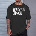 Emo Rock Elder Emo Y2k 2000S Emo Ska Pop Punk Band Music T-Shirt Gifts for Him