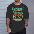 Employee Of The Month February 2024 T-Shirt Gifts for Him